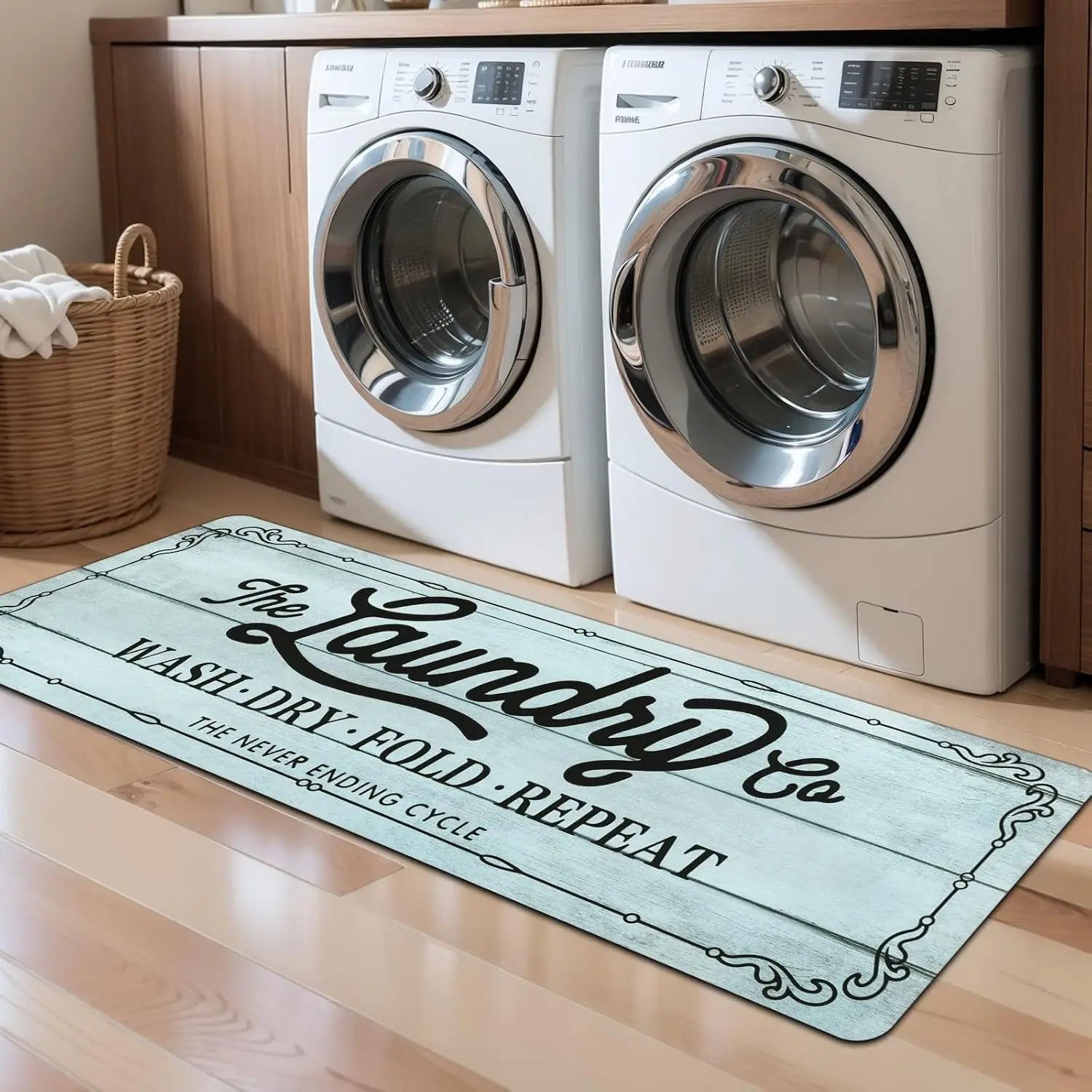 VIKAMA American-Style Laundry Room Carpet.