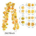 100/200CM Autumn Artificial Maple Leaf Garland Vine