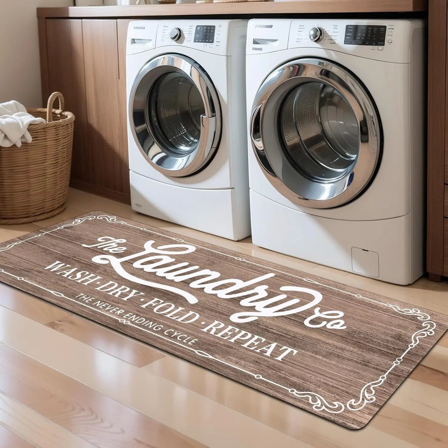 VIKAMA American-Style Laundry Room Carpet.