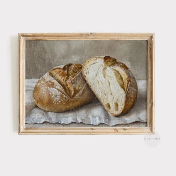 Country Kitchen Print Vintage Still Life Rustic Farmhouse Antique Kitchen Canvas printing wall decor