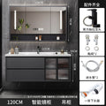 Modern Simple Bathroom Cabinet Combination  Ceramic Integrated Wash Basin Wall-mounted