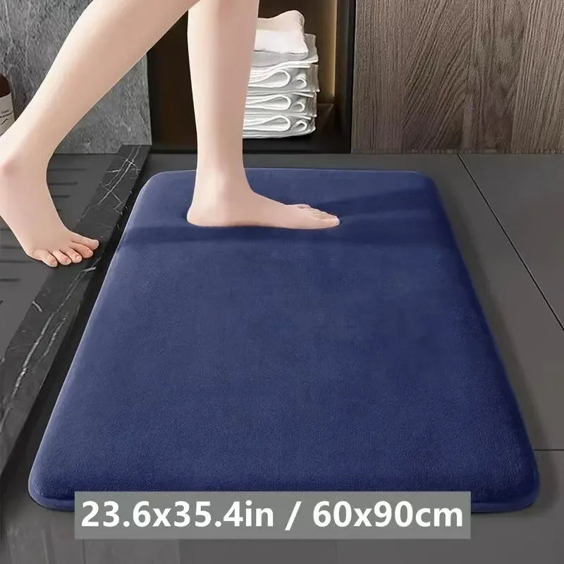 Solid Color Bathroom Mat