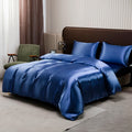 Luxury Ice SilkDuvet Bedding Set Satin Silky  Cover Set With Pillowcase