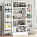 Freestanding Pantry Cabinet with Adjustable Shelves