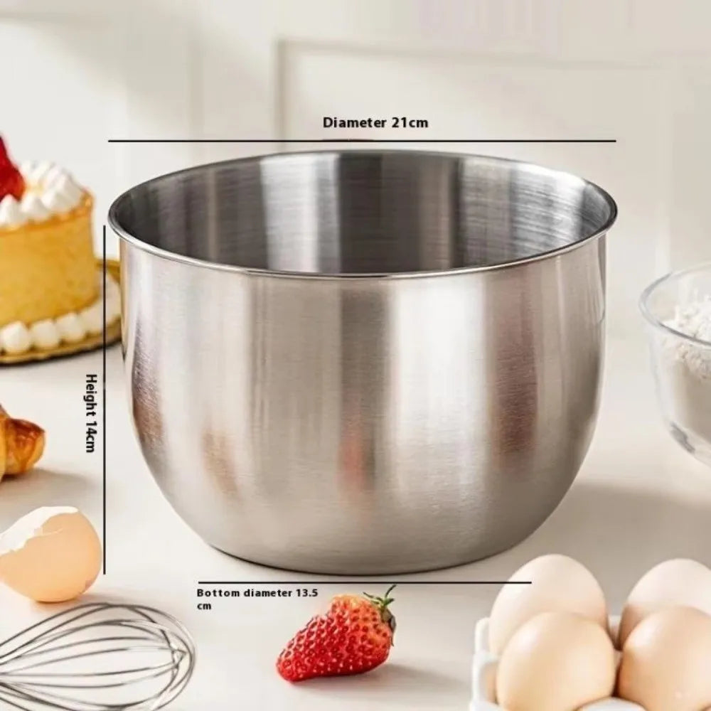 Stainless Steel Mixing Bowl Splash Proof Deep Design