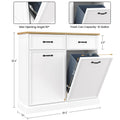 Trash Cabinet Tilt Out, Hidden Trash Can Cabinet 10 Gallon Storage Holder