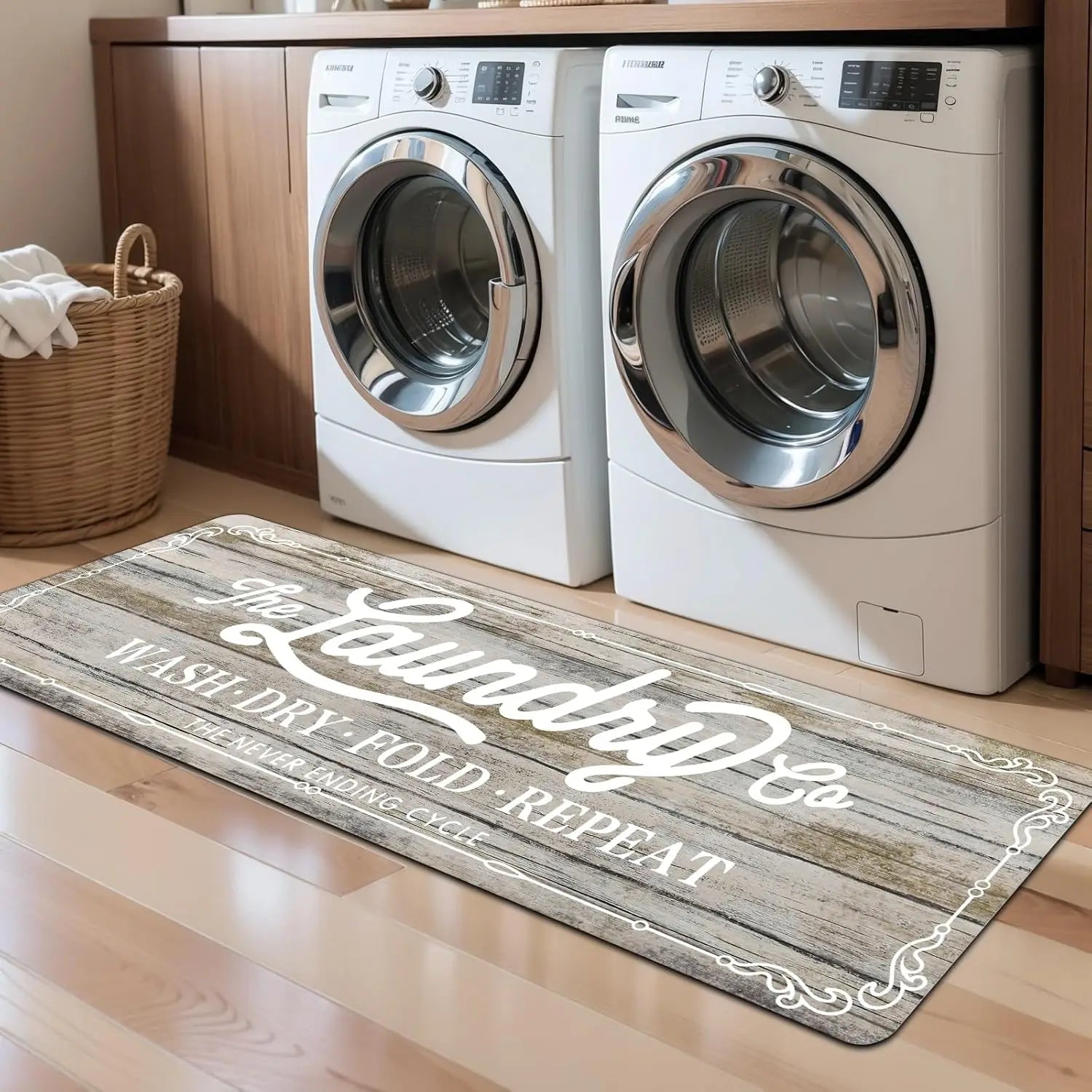 VIKAMA American-Style Laundry Room Carpet.