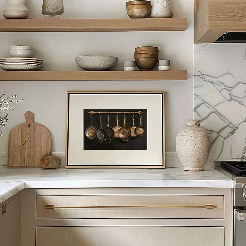 Country Kitchen Print Vintage Still Life Rustic Farmhouse Antique Kitchen Canvas printing wall decor