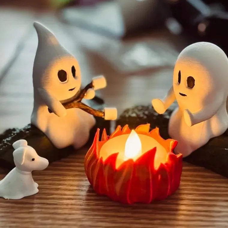 1 Set Halloween Ghost Campfire Decor