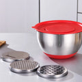 304 Stainless Steel Mixing Bowls with Lid  and Graters