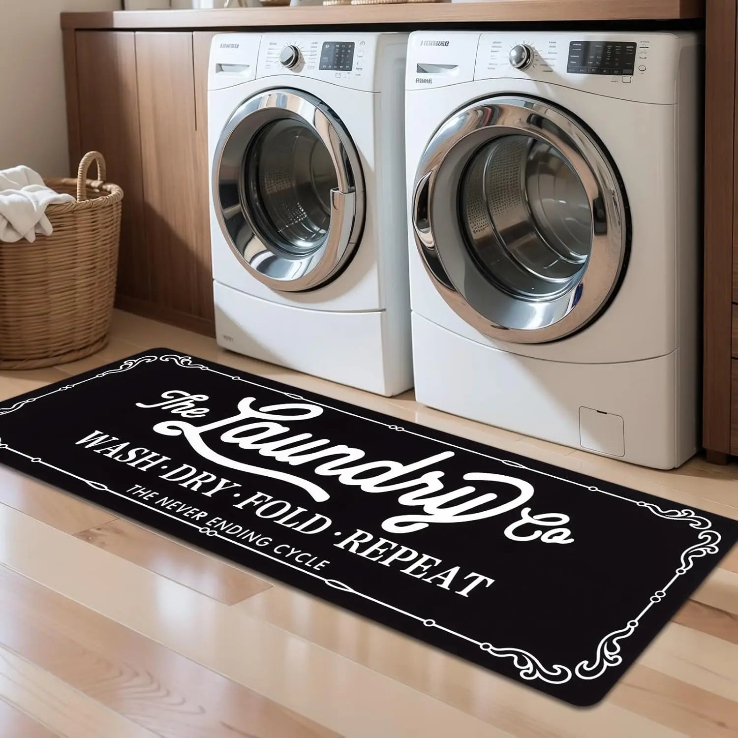 VIKAMA American-Style Laundry Room Carpet.