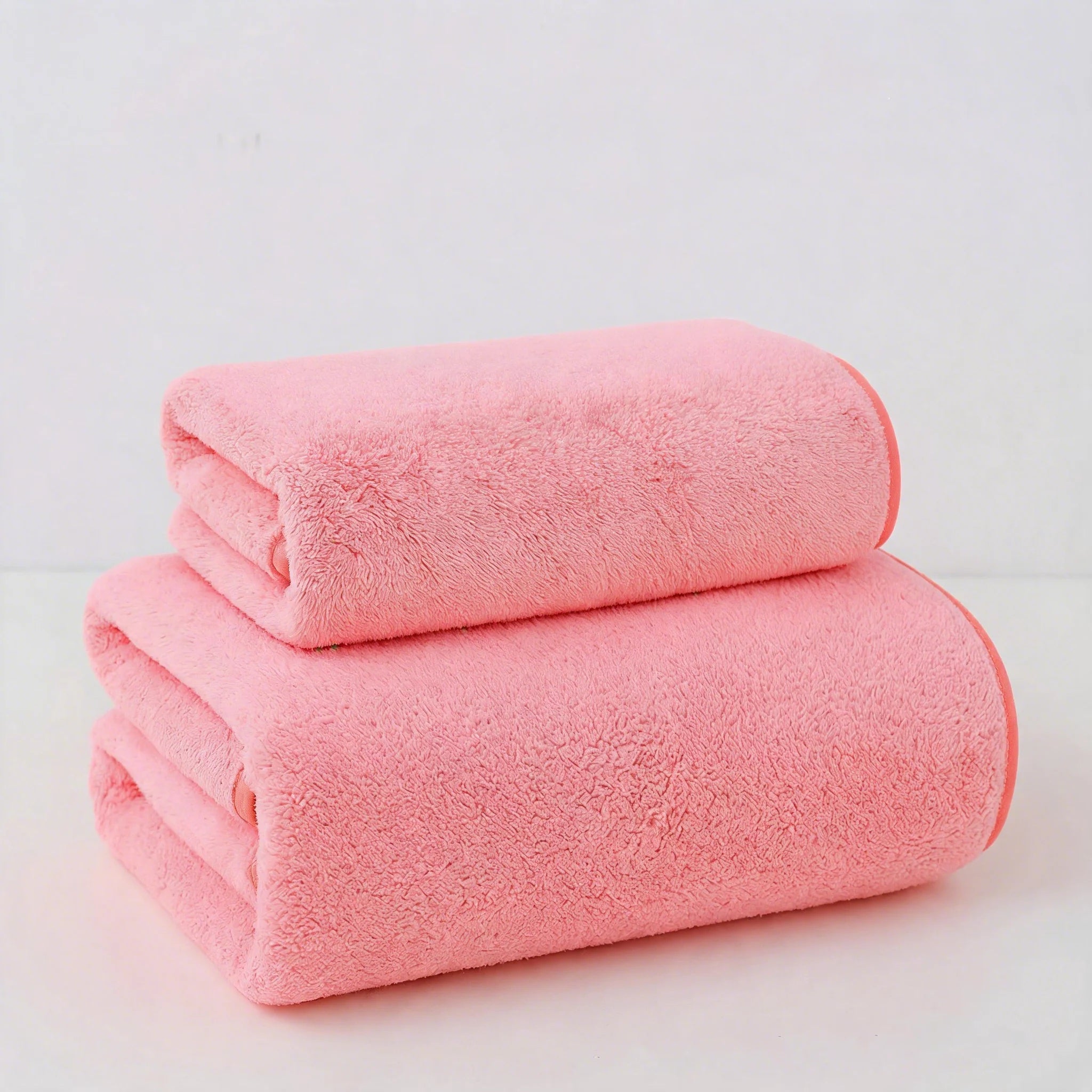 Coral Fleece Thickened Towel and Bath Towel Set